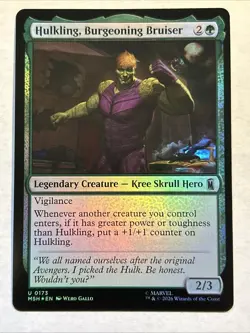 Hulkling, Burgeoning Bruiser Marvel Super Heroes Foil - Image 1