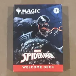 Magic: The Gathering Marvel Spider-Man Welcome Deck Black 13+ SDCC 25 - Image 1