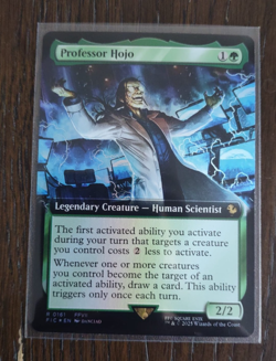 MTG Professor Hojo - Extended Art FOIL Final Fantasy Magic The Gathering - Image 1