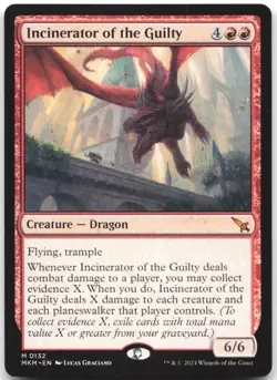 Incinerator of the Guilty 132 Murders at Karlov Manor Magic: The Gathering NM - Image 1