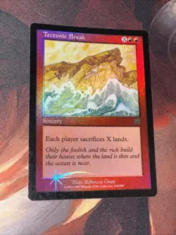 Tectonic Break x1 Mtg Mercadian Masques Nm Foil - Image 1