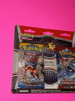 Pokemon Sun & Moon Base & Crimson Invasion Booster Packs Lot Of 2 With Pins Read - Image 4