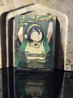 borderless EARTH RUMBLE TRIUMPH 0044 Avatar The Last Airbender MTG Magic - Image 1