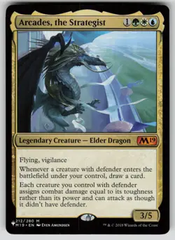 Arcades, the Strategist Mythic The List Reprints 212/280 MTG Near Mint 2020 - Image 1