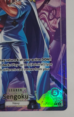 Sengoku OP16-060 Alt Art Leader - The Time Of Battle One Piece TCG English - Image 5