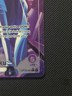 Sengoku OP16-060 Alt Art Leader - The Time Of Battle One Piece TCG English - Image 5