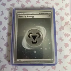 Pokemon TCG Basic Steel Energy SVE 008 Holo Rare Pokemon 151 - NM - English - Image 1
