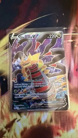 Pokemon TCG Giratina V 185/196 Swsh11: Lost Origin Ultra Rare Full Art Holo -NM - Image 1