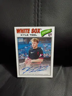 2026 Topps Heritage KYLE TEEL RC #ROA-KT Real One On-Card Rookie Auto READ - Image 1