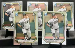 2026 Bowman Chrome Gage Jump 1st Bowman Prospect #BCP-15 Athletics Lot of 5 Card - Image 1