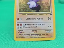 Pokemon TCG Poliwrath 9/75 Neo Discovery Holo Rare MP - Image 5