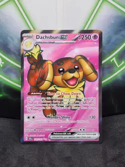 Pokemon Dachsbun Ex 160/142 Stellar Crown Full Art Rare NM - Image 1