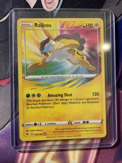 Pokemon TCG - Raikou Vivid Voltage - 050/185 Holo Amazing Rare! - Image 1