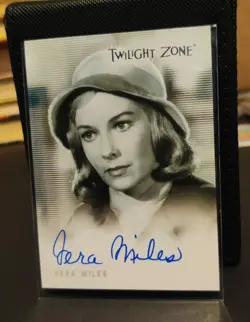 1999 Rittenhouse Twilight Zone Vera Miles Autograph A-8 "Mirror Image" On-Card - Image 1
