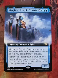 MTG Card: Myojin of Cryptic Dreams (Kamigawa: Neon Dynasty) EXTENDED ART - Image 1