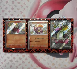 Pokemon TCG Skeledirge EX SVP079 080 081 Promo Set Paldean Fates NM - Image 1