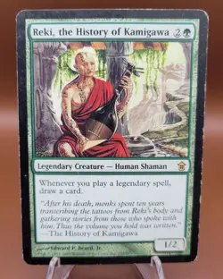 Reki, the History of Kamigawa x1 MTG Saviors of Kamigawa Heavy Play HP English - Image 1
