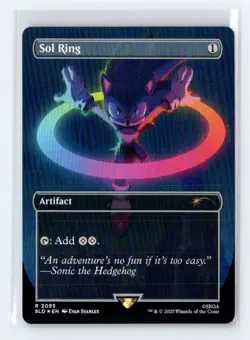 MTG - Sol Ring - Secret Lair Drop Sonic 2093 Rainbow Foil Rare - Image 1