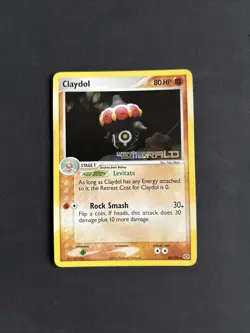 Pokemon TCG Claydol EX Emerald 24/106 Reverse Holo Uncommon 2005 Nintendo - MP - Image 1