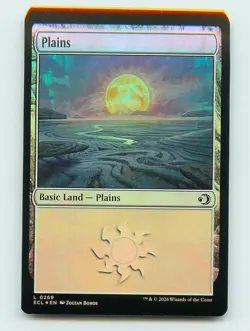 Plains - L269 - FOIL - MTG - Lorwyn Eclipsed (ECL) - Image 1