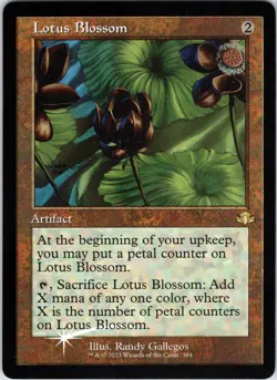 Lotus Blossom (Retro Frame) 384 Dominaria Remastered Foil NM - Image 1