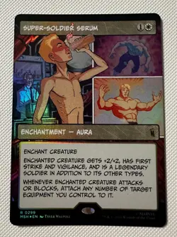 Super-Soldier Serum (Borderless) R Marvel Super Heroes 299 NM - Image 1