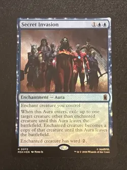 MTG Marvel Super Heroes Secret Invasion Foil 0072 Rare - Image 1