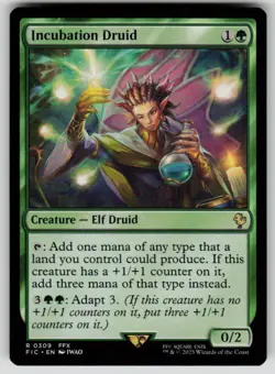 Incubation Druid Rare Commander: FINAL FANTASY 309 MTG Near Mint 2025 - Image 1