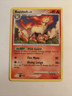 Pokemon Rapidash LV. 41 28/99 AR Arceus LP - Image 1