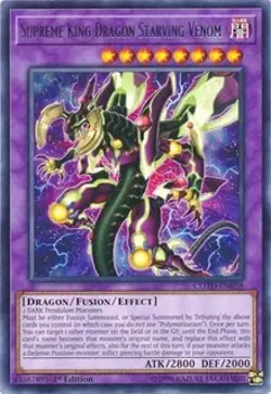1x Supreme King Dragon Starving Venom - Unli NM Eng YuGiOh - Code of the Duelist - Image 1