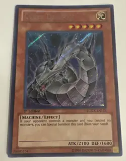 Yugioh Cyber Dragon LCGX-EN176 Secret Rare 1st Ed NM Bleed - Image 1