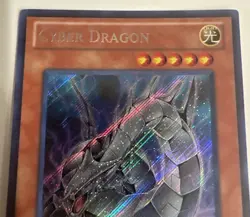 Yugioh Cyber Dragon LCGX-EN176 Secret Rare 1st Ed NM Bleed - Image 2