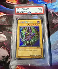 Yu-Gi-Oh! 2003 Dark Magician BPT-007 Secret Rare PSA 7 - Image 1