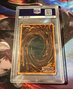 Yu-Gi-Oh! 2003 Dark Magician BPT-007 Secret Rare PSA 7 - Image 2