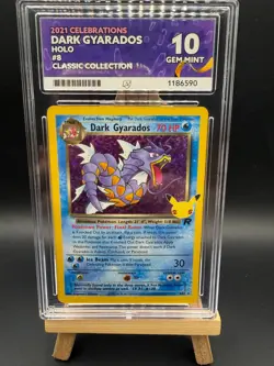 Dark Gyarados 8/82 Pokemon Celebrations ACE 10 *Perfect Subgrades* - Image 1
