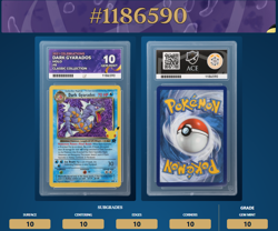 Dark Gyarados 8/82 Pokemon Celebrations ACE 10 *Perfect Subgrades* - Image 3