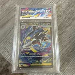 Mega Sharpedo ex - inferno x - #113 -SIR Graded ACE 10 perfect subgrades Jpn - Image 1