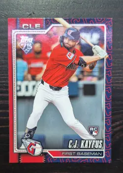 2026 Topps Series 1 - C.J. Kayfus #35 Team Color Border (RC) - Image 1