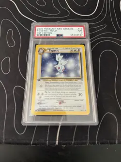 Pokemon Togetic 16/111 Neo Genesis 1st Edition Holo Rare PSA Graded - Image 3