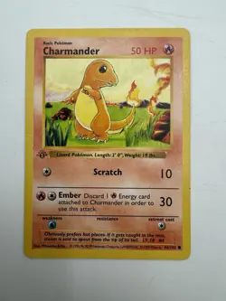 1999 Pokemon Charmander 1st Edition - Image 2