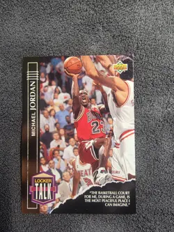 1993-94 Upper Deck Locker Talk #LT1 Michael Jordan HOF *WNYHobby* - Image 1