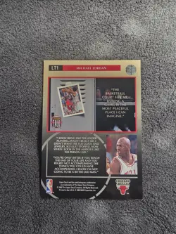 1993-94 Upper Deck Locker Talk #LT1 Michael Jordan HOF *WNYHobby* - Image 2