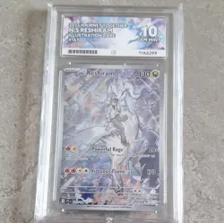 Pokemon TCG N’s Reshiram Illustration Rare Holo 167/159 Journey Together ACE10 - Image 1