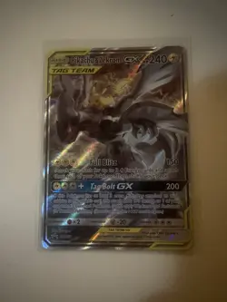 Pokemon Pikachu & Zekrom GX TAG TEAM SM168 SM Black Star Promo Holo - Image 1