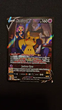 Mimikyu V TG16/TG30 Holo V Ultra Rare Brilliant Stars Trainer Gallery -NM- - Image 2