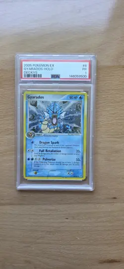 PSA 1 2005 POKEMON EX DEOXYS #8 GYARADOS HOLO - Image 1