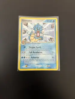 Gyarados Cosmos Holo Rare 2005 Pokemon EX Deoxys - 8/107 MP - Image 1