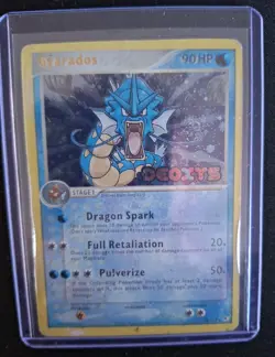 Pokemon TCG Gyarados 8/107 EX Deoxys Holo Rare 90 HP (2005) EN - DMG - Image 1