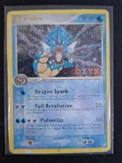 Pokemon TCG Gyarados 8/107 EX Deoxys Holo Rare 90 HP (2005) EN - DMG - Image 2