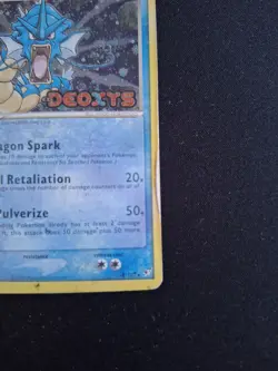 Pokemon TCG Gyarados 8/107 EX Deoxys Holo Rare 90 HP (2005) EN - DMG - Image 3